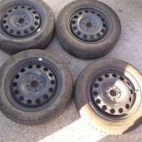 4бр зимни гуми с стоманени джанти за MINI 175/65/15, снимка 1 - Гуми и джанти - 22992370