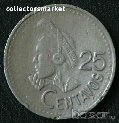 25 центавос 1991, Гватемала, снимка 1