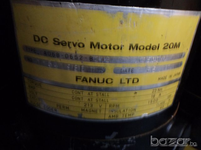 Dc серво мотор Fanuc, снимка 11 - Други машини и части - 7292970