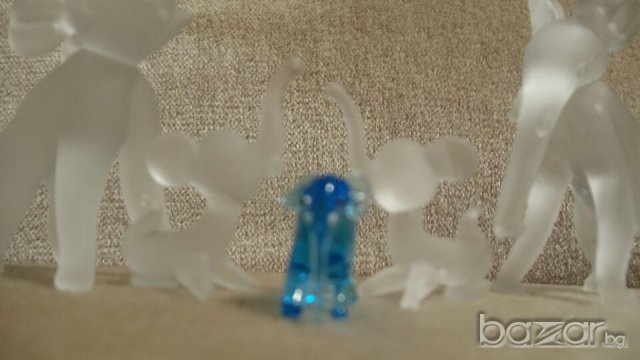 Фигурки миниатюрни слончета матов кристал, снимка 10 - Колекции - 19344906