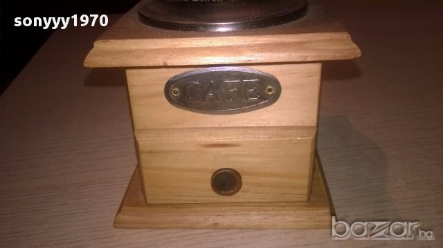 Ретро мелничка-за колекция-18х10см-внос швеицария, снимка 7 - Антикварни и старинни предмети - 16762920