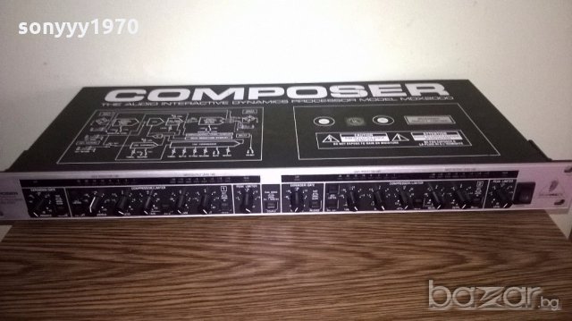 behringer-composer-audio processor-внос швеицария, снимка 4 - Ресийвъри, усилватели, смесителни пултове - 19709933
