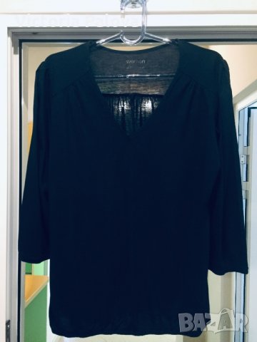 Тънка памучна блуза, снимка 4 - Блузи с дълъг ръкав и пуловери - 24936761