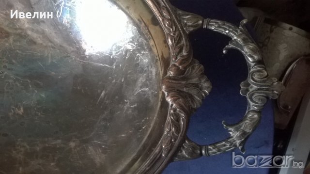 посребрена купа ,фруктиера арт деко, снимка 2 - Антикварни и старинни предмети - 20964965
