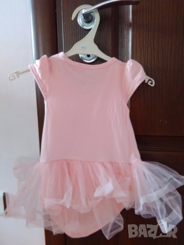 Бебешка боди рокля цвят корал, снимка 3 - Бодита за бебе - 22852844