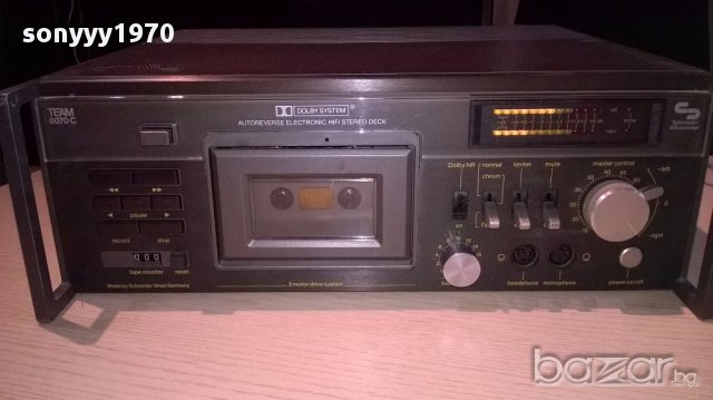 ★schneider team 6070c-hi-fi deck-внос швеицария, снимка 5 - Ресийвъри, усилватели, смесителни пултове - 12725123