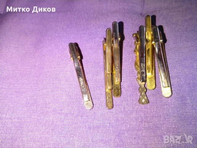 Игли за вратовръзка позлатени, снимка 5 - Други - 13528144