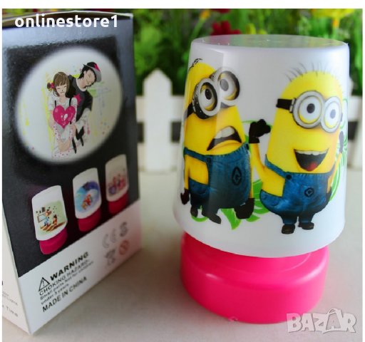 LED нощна лампа - миниони, снимка 9 - Настолни лампи - 22734173