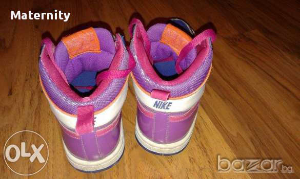 Nike кожени свежарски боти номер ук3 - 35 1/2, снимка 3 - Детски боти и ботуши - 11664523