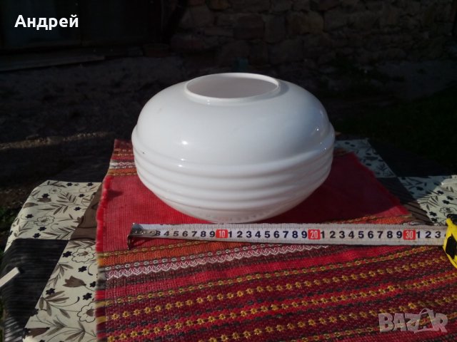 Стар плафон,абажур #5, снимка 3 - Антикварни и старинни предмети - 25743874