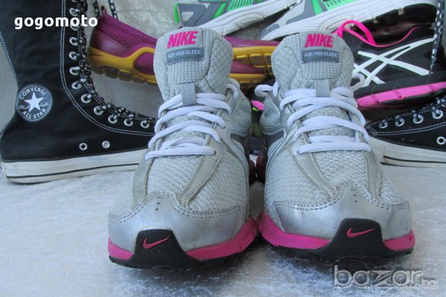 за ученика NIKE AIR VISI SLEEK WOMENS SILVER PINK, N-38 -39 , GOGOMOTO.BAZAR.BG, снимка 11 - Маратонки - 17871317