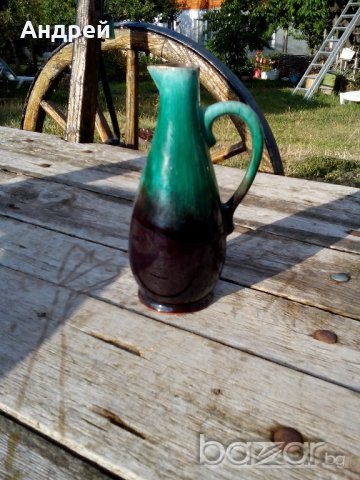 Керамична каничка,кана, снимка 3 - Антикварни и старинни предмети - 16752658