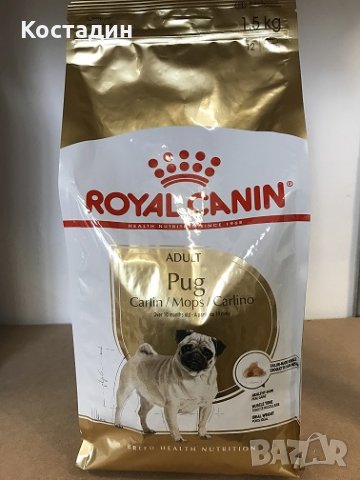 Royal Canin Pug Adult 1.5 кг / Специална храна за Мопс, снимка 1 - За кучета - 24720690