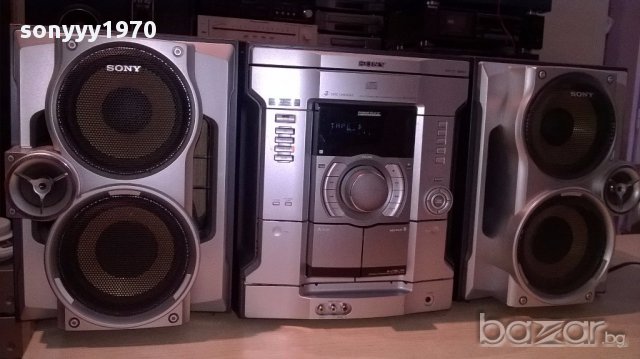 Sony cd/tuner/deck+2 колони-внос швеицария, снимка 4 - Ресийвъри, усилватели, смесителни пултове - 15176977