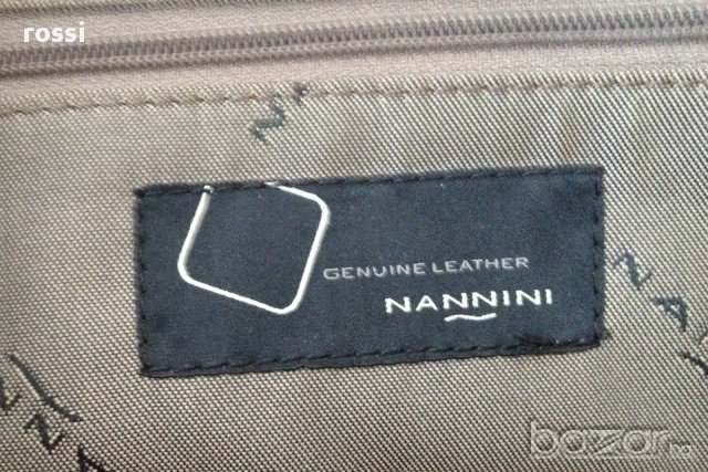 Италианска чанта естествена кожа "Nannini" за млади дами/от Германия, снимка 9 - Чанти - 17714570