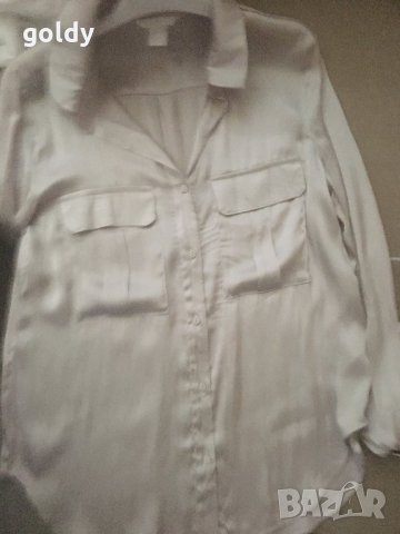 Дамска риза  сатен-H&M, снимка 2 - Ризи - 21693188