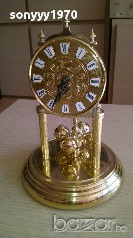 Ретро марков немски часовник-в цвят злато-внос швеицария, снимка 5 - Стенни часовници - 17559879