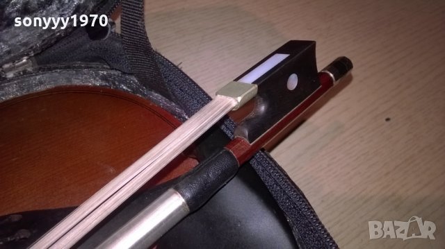 цигулка с лък и куфар-внос франция, снимка 18 - Струнни инструменти - 22458298