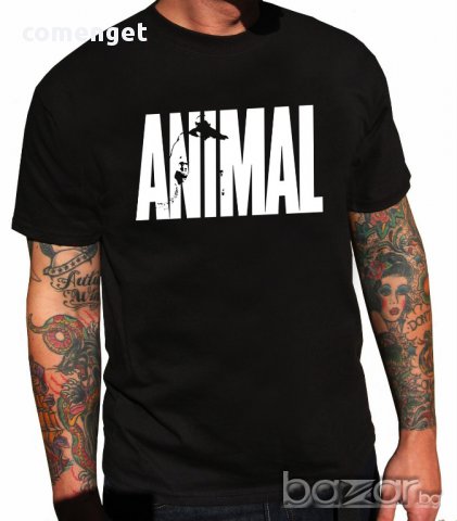Fitness Mania! Мъжка тениска Animal Power - различни цветове! Бъди различен поръчай с твоя снимка!, снимка 3 - Тениски - 8526263