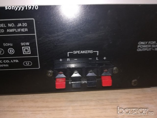 sanyo stereo amplifier-made in japan-внос швеицария, снимка 18 - Ресийвъри, усилватели, смесителни пултове - 20743304