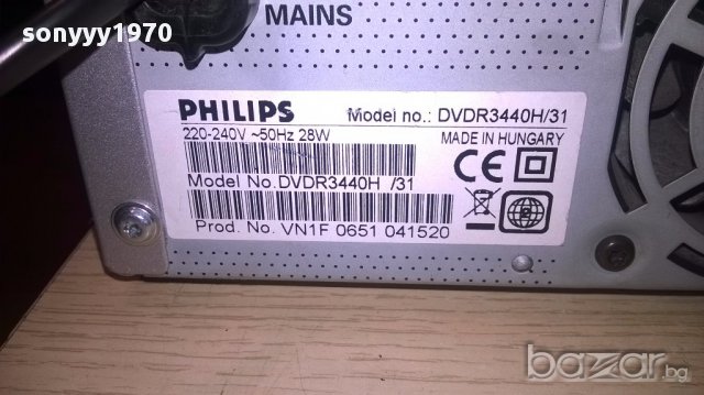 Philips dvdr3440h/31 hdd/dvd recorder-внос швеицария, снимка 11 - Ресийвъри, усилватели, смесителни пултове - 16193902