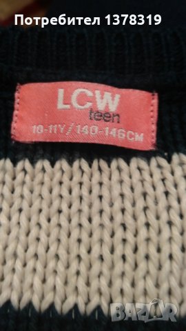 Пуловер LCW teen размер 10-11г./140-146см, снимка 6 - Детски Блузи и туники - 23916582