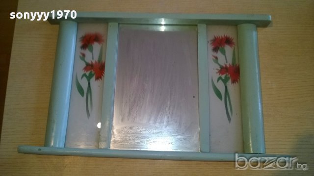 Ретро колекция-старинно огледало-антика-50х30х7см, снимка 12 - Антикварни и старинни предмети - 17745892