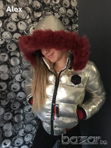 Черен петък!!!Дамско късо яке/реплика/естествен косъм, снимка 3 - Якета - 19614695