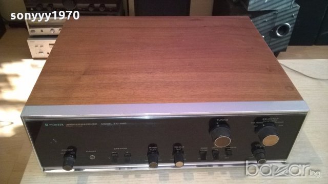 pioneer sx-440-stereo receiver-made in japan-внос англия, снимка 12 - Ресийвъри, усилватели, смесителни пултове - 19843547