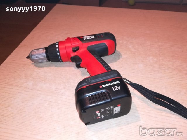 black & decker винтоверт с здрава батерия-внос швеицария, снимка 10 - Винтоверти - 20545801