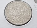 3 марки 1909 F Вюртемберг Германия Рядка Сребърна монета, снимка 3