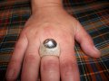 сребърен пръстен, снимка 4
