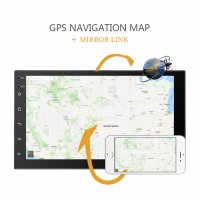 AMPrime7 “Android 2 DIN Автомобилен мултимедиен плейър Универсален GPS DAB, снимка 4 - Аксесоари и консумативи - 23994875