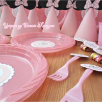 украса и аксесоари на тема Мини Маус за детски рожден ден, снимка 11 - Кетъринг - 19557767