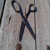 Стара шивашка ножица,ножици, снимка 5 - Антикварни и старинни предмети - 19179512
