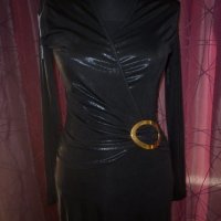 Черна туника рокля Gia Netta, снимка 3 - Туники - 19137209