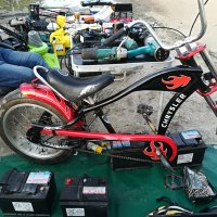 chrysler red low rider-чопър баик-внос англия, снимка 2 - Велосипеди - 25586207