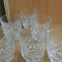 кристални чаши , снимка 1 - Антикварни и старинни предмети - 24398187
