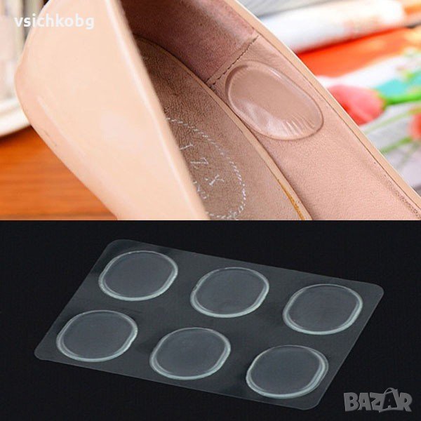 Силиконожи предпазители възглавнички за мазоли и кокоши трън х 6, снимка 1