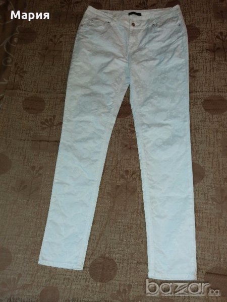 Бял памучен панталон 5 лв, снимка 1