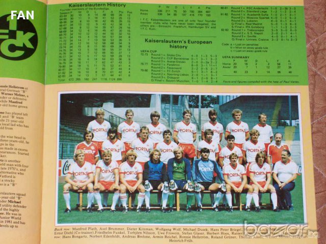 Уотфорд - Кайзерслаутерн оригинална футболна програма Купа на УЕФА 1983 г., снимка 5 - Други ценни предмети - 12176030