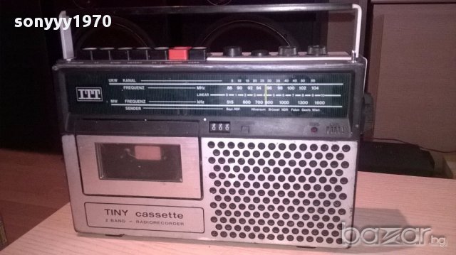 Itt tiny-made in germany-внос швеицария, снимка 2 - Ресийвъри, усилватели, смесителни пултове - 13704836