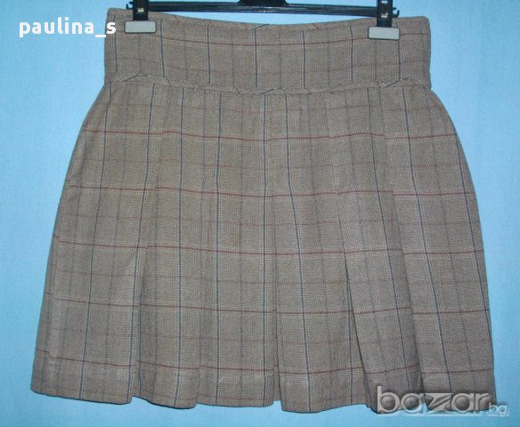 Бутик / Пола с висока талия и плисета , снимка 6 - Поли - 16388892