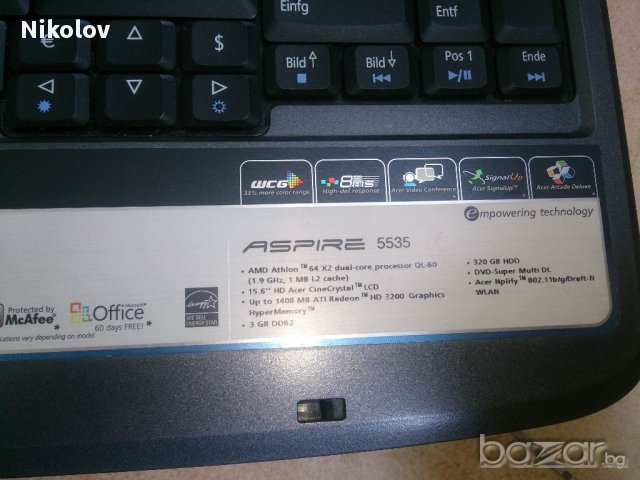 Acer Aspire 5535 на части, снимка 3 - Части за лаптопи - 18413227