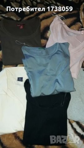 Лот от маркови блузи трико с дълъг ръкав. , снимка 1 - Блузи с дълъг ръкав и пуловери - 24837524