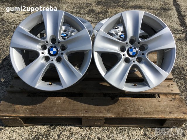  17" джанти 5х120 БМВ 5 BMW F10 F11 Оригинални! 6790172 , снимка 7 - Гуми и джанти - 25456799