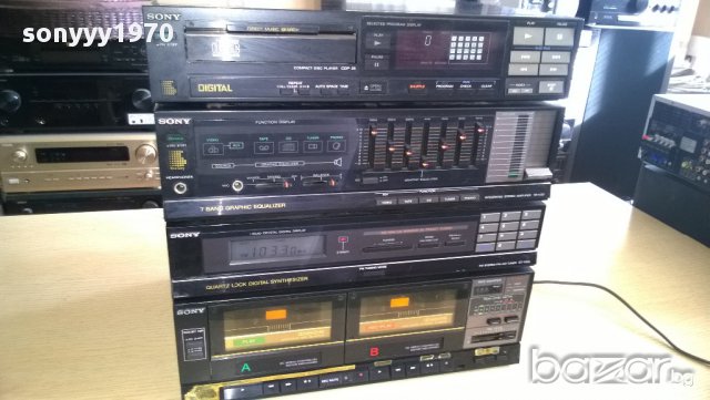 sony cdp-35+ta-v50+st-v50l+tc-v50w-made in japan-внос швеицария, снимка 2 - Ресийвъри, усилватели, смесителни пултове - 10355693
