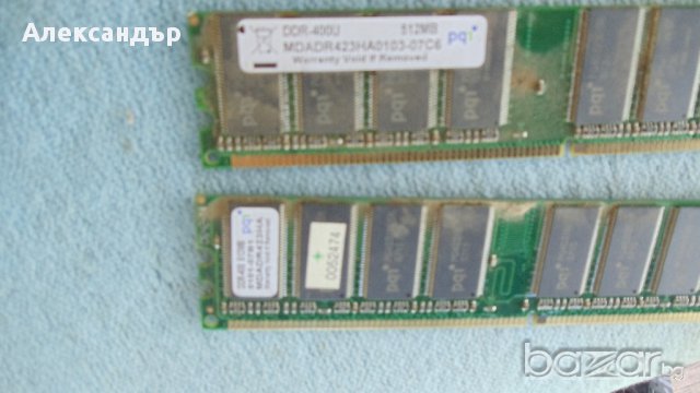 Ram ddr 400 512, снимка 4 - RAM памет - 10526904