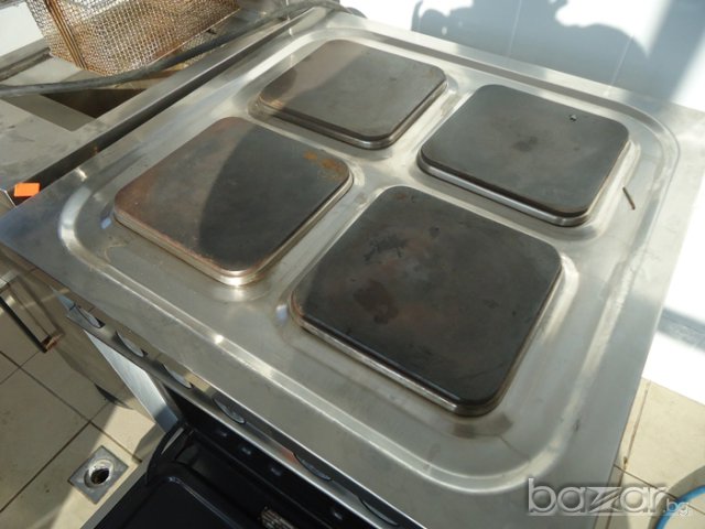 Фурна ( печка ) за готвене и за печене за заведения на ток 12-KW със 4бр.котлони бързо нагряващи вто, снимка 5 - Обзавеждане на кухня - 7579999