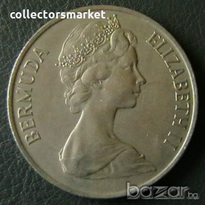 50 цента 1970, Бермуда, снимка 2 - Нумизматика и бонистика - 21200217